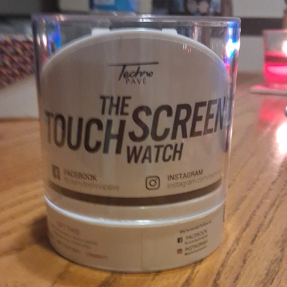 Sleek Black Touchscreen Smartwatch